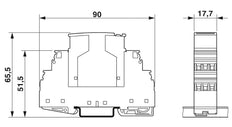Phoenix Contact PT Surge Protector For Data/M&R - 2856032