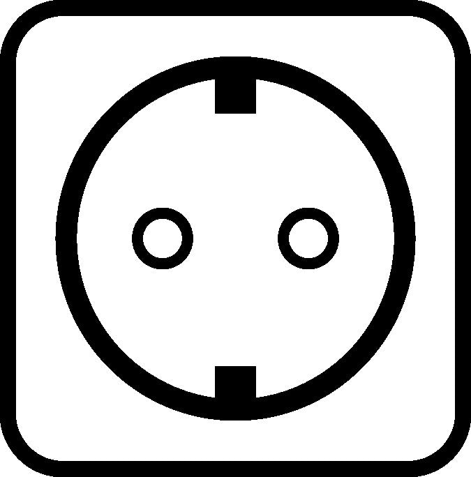 Jung WG800 Wall Outlet Box (WCD Switchgear) (European Socket) - 8220W