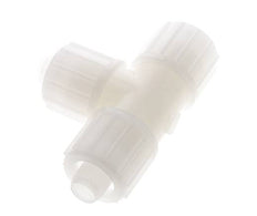 20x13mm PVDF T-Shape Tee Compression Fitting 10 bar PVC and PA