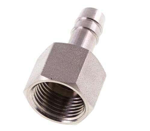 G 3/8'' x 8mm Stainless steel Hose barb 40 Bar