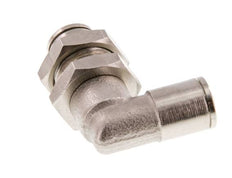 6mm 90deg Elbow Push-in Fitting Brass NBR Bulkhead