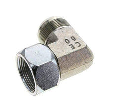90deg JIC Angled Fitting UN 1-5/8''-12 (Dash Size 20) Male x Female Steel 140bar (1967.0psi)