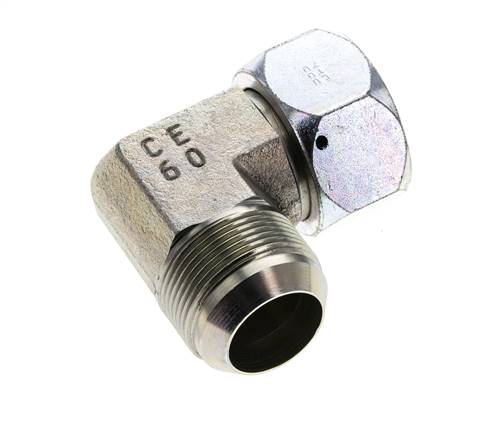 90deg JIC Angled Fitting UN 1-5/8''-12 (Dash Size 20) Male x Female Steel 140bar (1967.0psi)