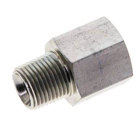 1/2'' NPT x 1/2'' NPT M/F Zinc plated Steel Extension 345 Bar - Hydraulic