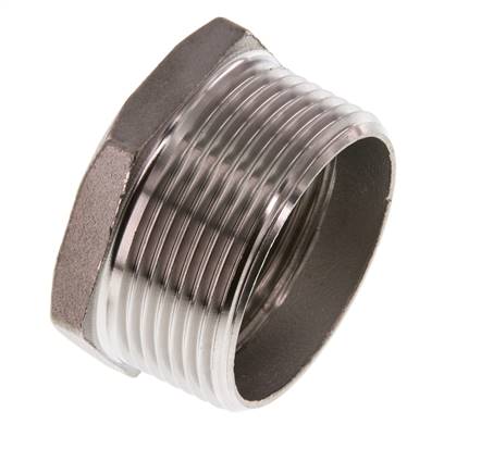 R 1 1/2'' x Rp 1 1/4'' M/F Stainless steel Reducing Ring 16 Bar