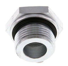 G 1'' x G 1/2'' M/F Zinc plated Steel Reducing Adapter 400 Bar - Hydraulic