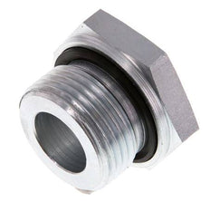 G 1'' x G 1/2'' M/F Zinc plated Steel Reducing Adapter 400 Bar - Hydraulic