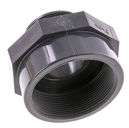 Reducing Adapter G2'' Male x Rp2 1/2'' Female PVC-U 16bar (224.8psi) EN 1452-3
