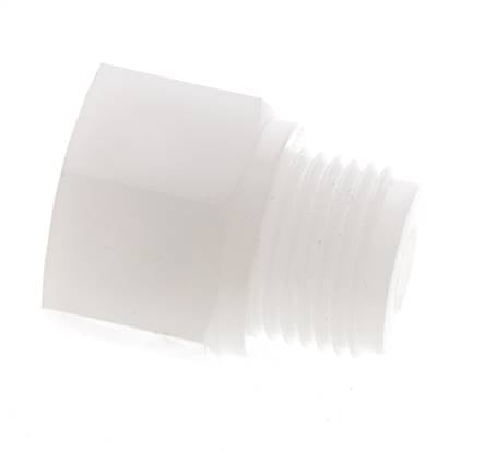 Reducing Ring G1/4'' Female x G1/2'' Male PVDF 10bar (140.5psi) FDA 27mm Hex