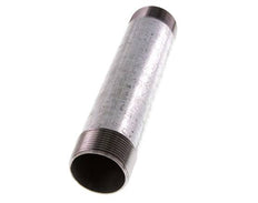 R 1 1/2'' Zinc plated Steel Double Pipe Nipple 50 Bar DIN 2982 - 200mm