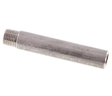 R 1/4'' Male x 13.5mm Stainless steel Pipe Nipple with Welding End 20 Bar DIN 2982 - 80mm