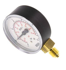 -1..5 Bar (-15..73 psi) Pressure Gauge Below Plastic/Brass 63 mm Class 2.5