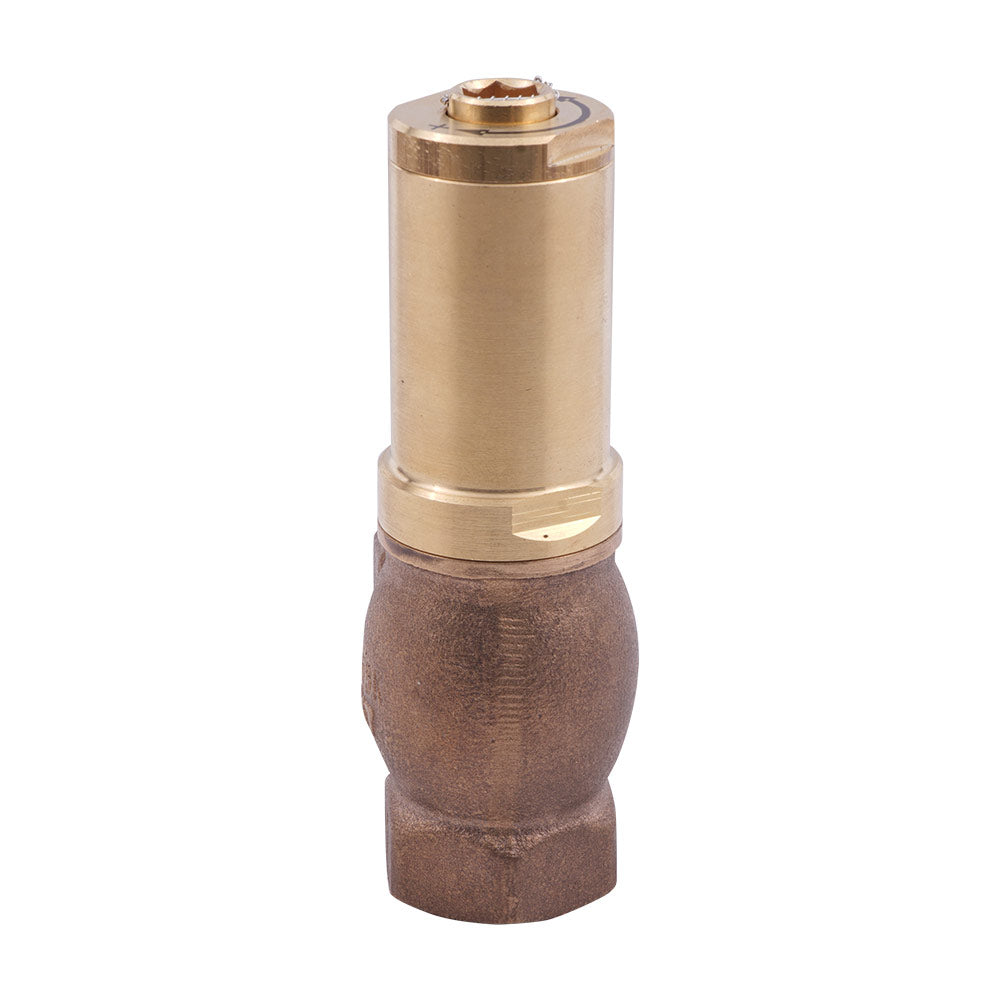 G1'' Brass Relief valve 2 - 12 bar / 29 - 174 psi