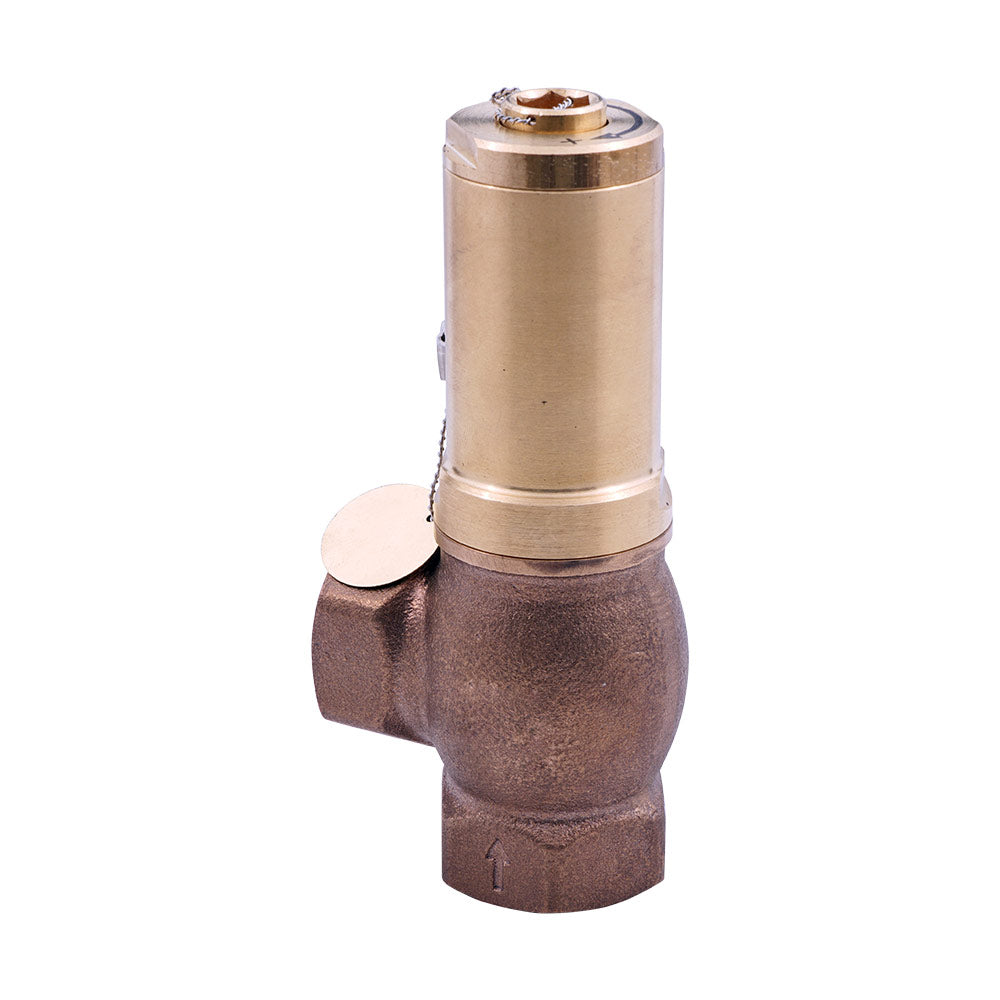 G2'' Brass Relief valve 2 - 12 bar / 29 - 174 psi