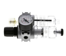 FRL 2-Part G1/4'' 700 l/min 0.5-10.0bar/7-145psi Semi-Auto 40 mm Pressure Gauge Polycarbonate Multifix 0