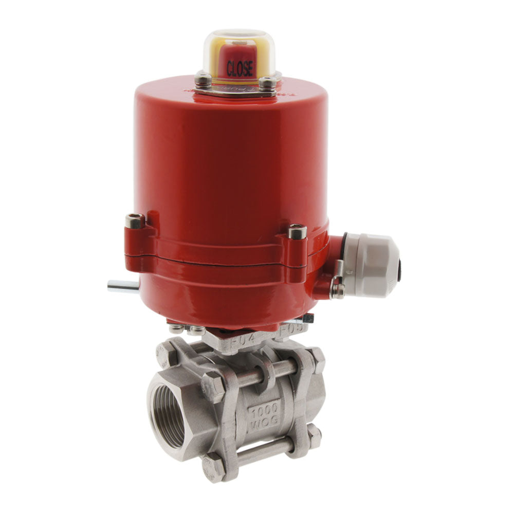 G1-1/4'' 24V AC 2-Way Stainless Steel Electrical Ball Valve - BL2SA3
