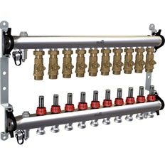 Belimo Manifold 10 x Zone Valves 24VAC/DC 75s 0-10V 1Nm IP40 EM-ECQ-10F/CQ24A-SZ