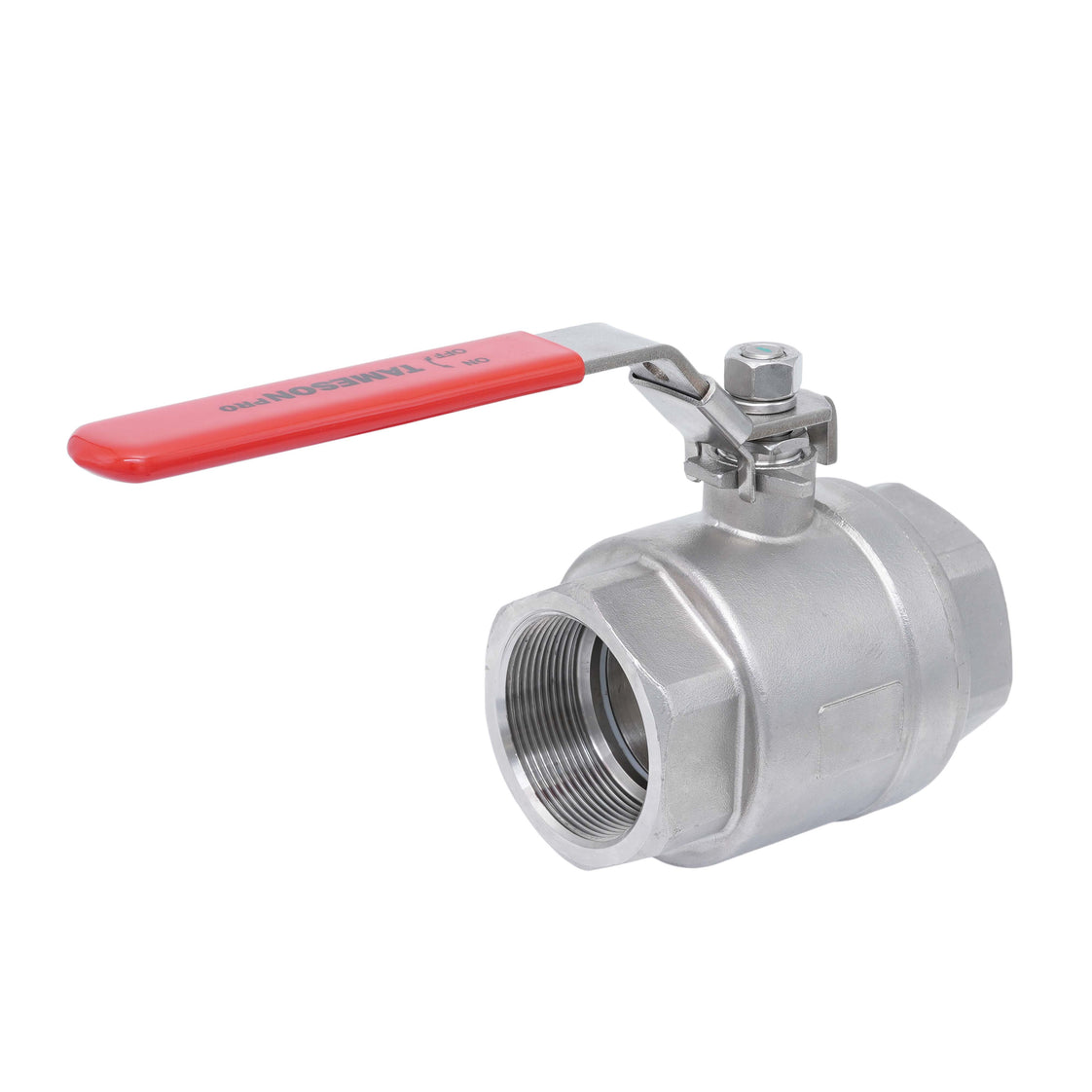 Rp 1/2'' F/F 2-Piece 2-Way Stainless Steel Ball Valve 69 bar RTFE - TamesonPRO 1111-012
