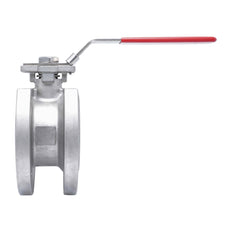 DN25 PN40 1-Piece 2-Way Stainless Steel Flanged Ball Valve PTFE ISO-Top F04 - TamesonPRO 1122-025