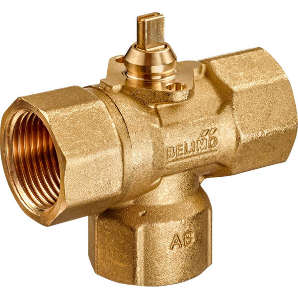 Belimo 3-Way Ball Valve Rp1/2 Kvs2.5 24VAC/DC 75s BACnet/Modbus 1Nm IP40 C315Q-H/CQ24A-BAC