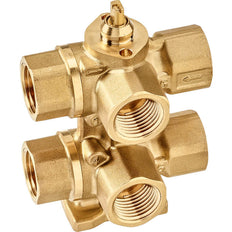 Belimo 6-Way Characterized Valve Rp1/2 Kvs0.63/0.4 24VAC/DC 75s BACnet/Modbus 1Nm IP40 R3015-P63-P4-B1/CQ24A-BAC