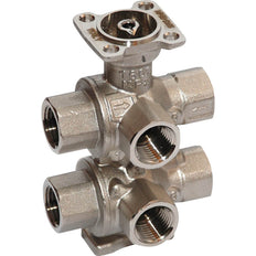 Belimo 6-Way Characterized Valve Rp3/4 Kvs1/1.6 24VAC/DC 90s 0-10V 5Nm IP54 R3020-1-1P6-B2/LR24A-SZ