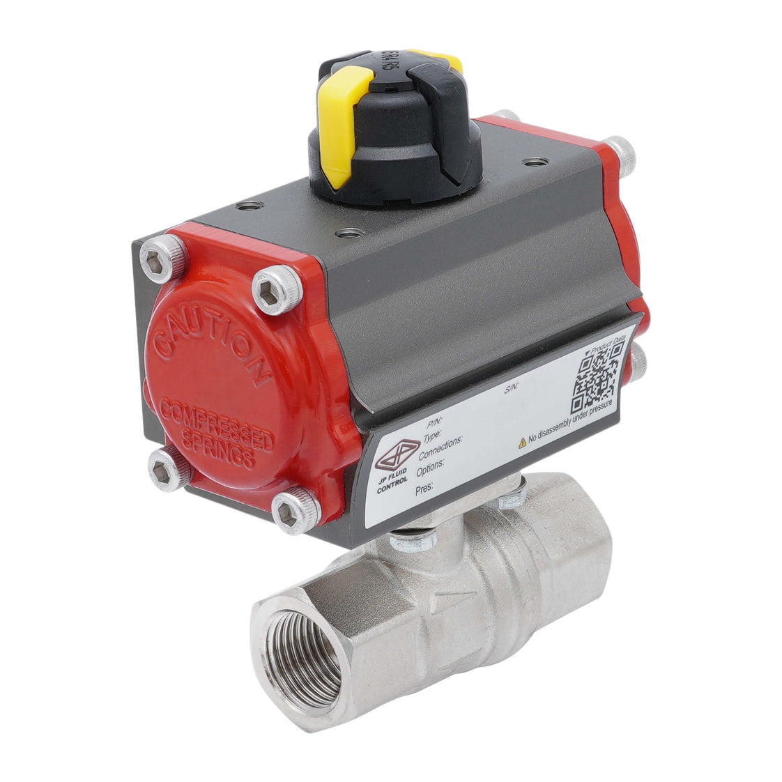 Pneumatic Ball Valve G1 1/4'' Brass Double Acting