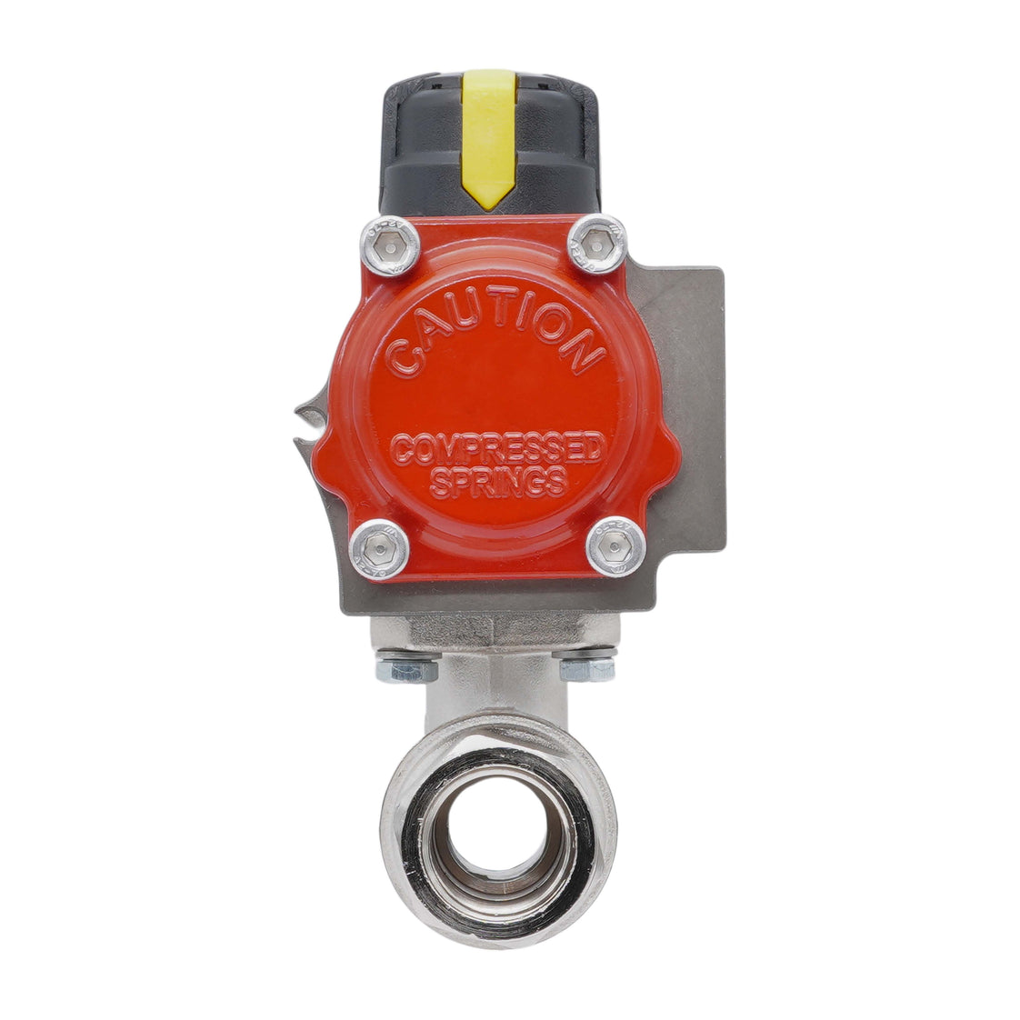 Pneumatic Ball Valve G1 1/2'' Brass Spring Closing