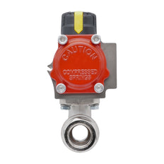 Pneumatic Ball Valve G1 1/2'' Brass Spring Closing