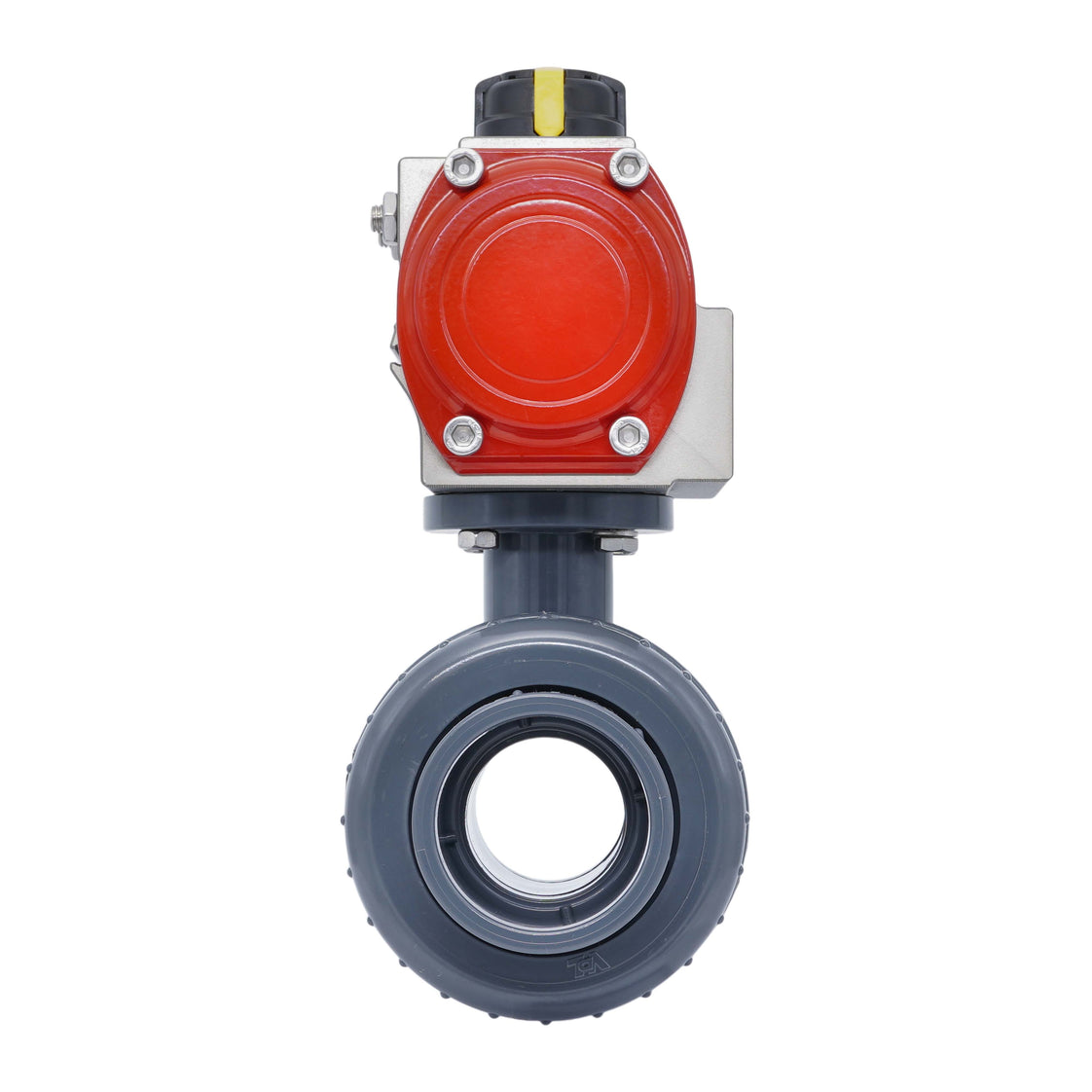 50mm 2-Way PVC Pneumatic Ball Valve Spring Closed