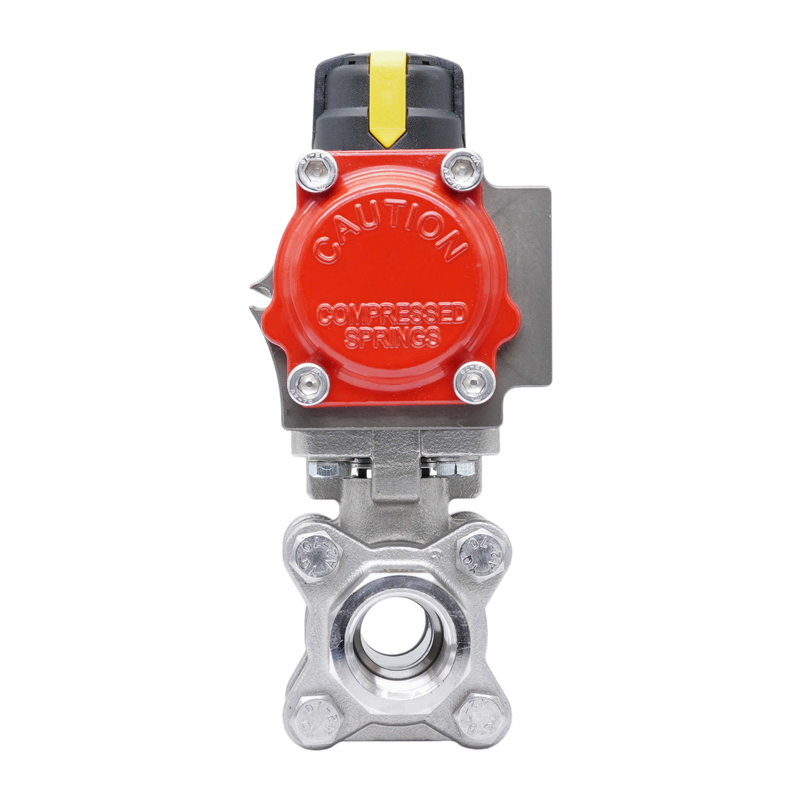 Pneumatic Ball Valve G1'' Stainless Steel Spring Opening