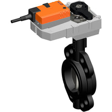Belimo Butterfly Valve DN25/PN16 Wafer 100-240VAC Open/Close GGG40 EPDM IP54 ISO 5211 150s 40Nm D625N/GR230A-5