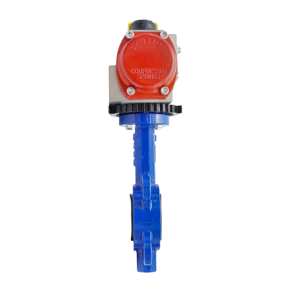 Pneumatic Butterfly Valve DN50 (2 inch) Wafer Cast Iron Stainless Steel NBR Spring Closing