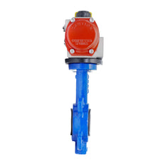 Pneumatic Butterfly Valve DN80 (3 inch) Lug Cast Iron Stainless Steel NBR Spring Opening