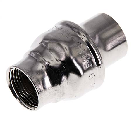 3/4'' NPT Stainless Steel 316 Check Valve FKM 0.03-16bar (0.44-232psi) - NSF ANSI 61