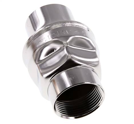 G1 1/4'' Stainless Steel 316 Check Valve FKM 0.03-16bar (0.44-232psi) - Heavy duty [6 Pieces]