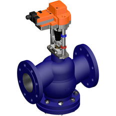 Belimo Globe Valve DN80 Flange 30mm Stroke Kvs100 24VAC/DC 150s 2-10V 4500N IP54 H680N/RV24A-SR