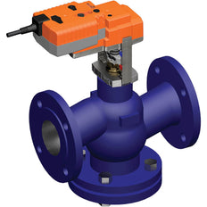 Belimo Globe Valve DN65 Flange 18mm Stroke Kvs58 24VAC/DC Fail-Safe 150s MP-Bus 0-10/2-10V 1000N IP54 H664N/NVK24A-MP-TPC