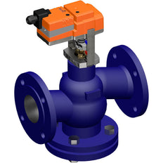Belimo Globe Valve DN80 Flange 18mm Stroke Kvs90 100-240VAC 35s 2/3-point 1000N IP54 H679N/NVC230A-TPC