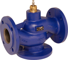 Belimo 3-Way Globe Valve DN80 Flange 18mm Stroke Kvs90 24VAC/DC Fail-Safe 35s 0-10V 1000N IP54 H779R/NVKC24A-SZ-TPC