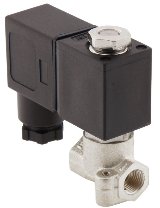 Solenoid Valve CM-DA 1/8'' NPT Stainless Steel FKM 0-10bar 24V AC