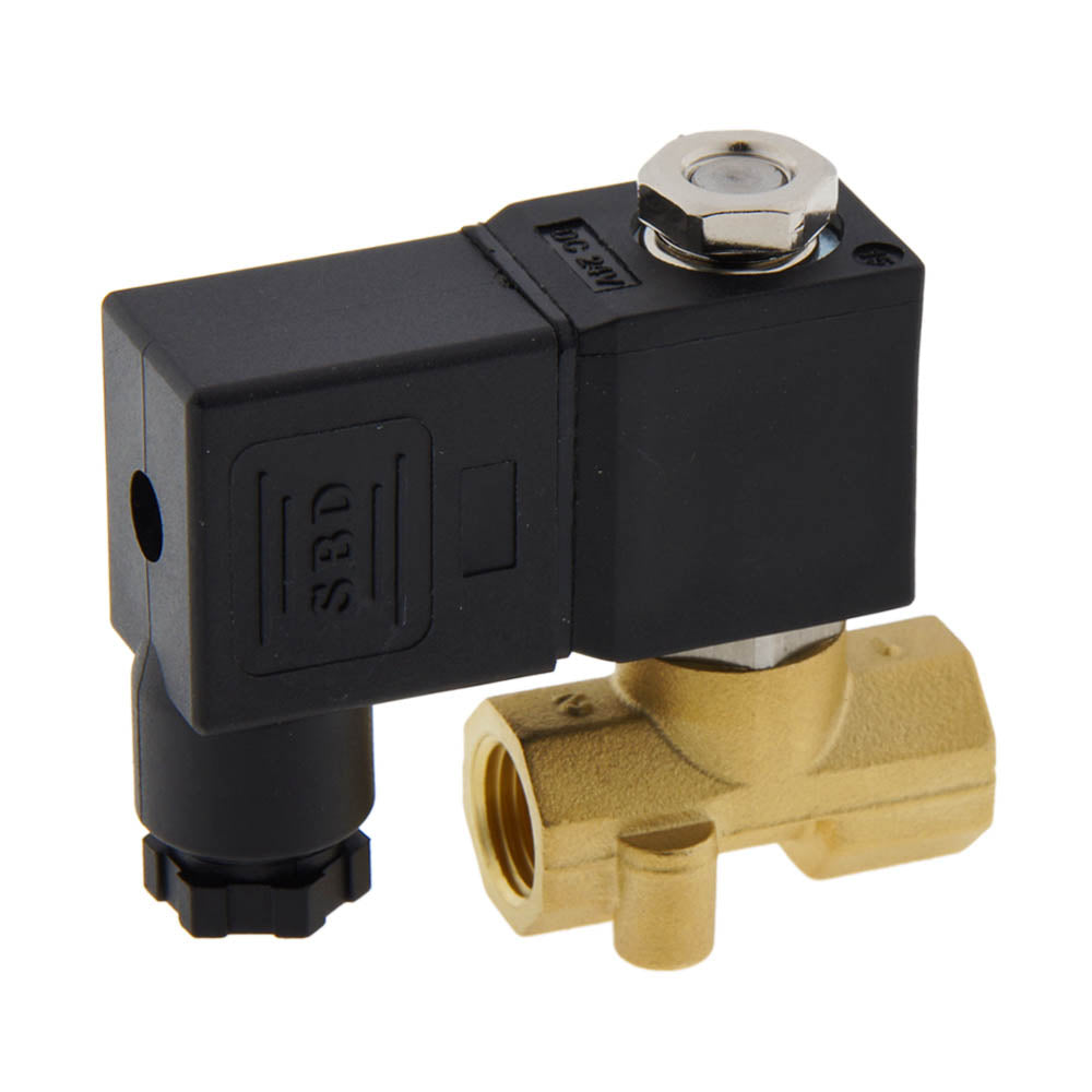 Solenoid Valve CM-DA 1/8'' Brass EPDM 0-10bar 24V DC