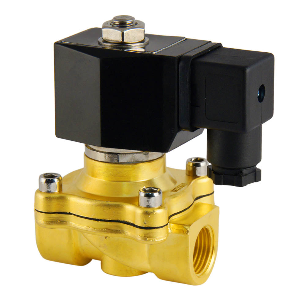 Solenoid Valve DF-SA 1/2'' brass FKM 0-6bar 12V DC
