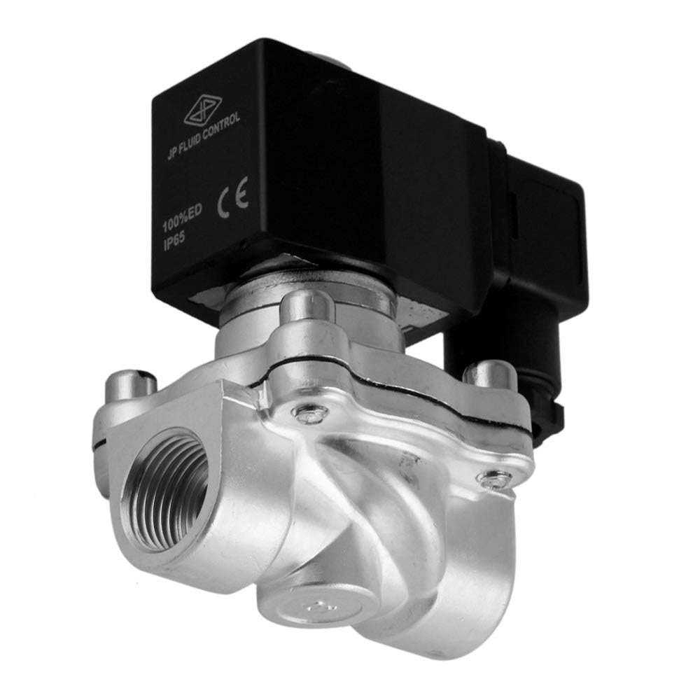 Solenoid Valve DF-SA 1/2'' stainless steel FKM 0-6bar 12V DC