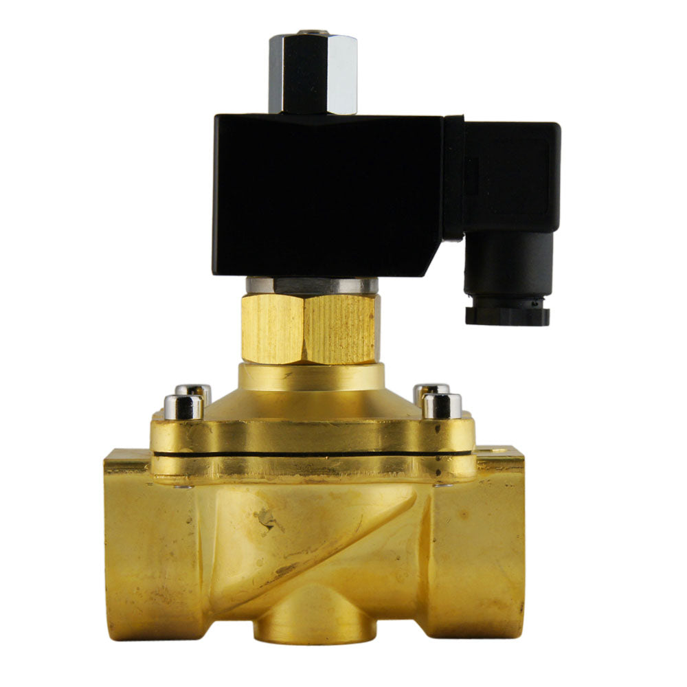 Solenoid Valve DF-SB 1'' NO brass FKM 0-5bar 380V AC