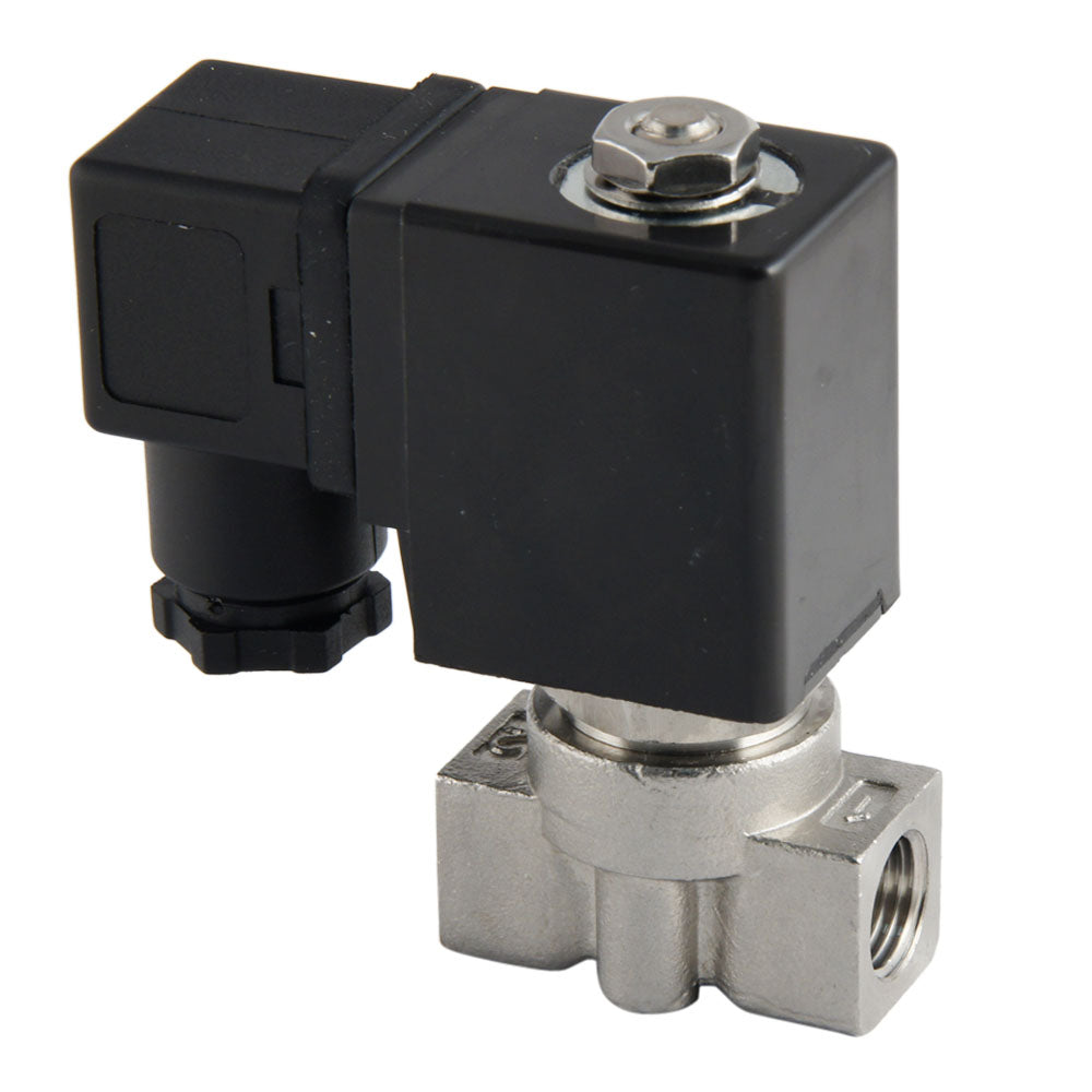 Solenoid Valve ST-DA 1/4'' stainless steel EPDM 0-13bar 120V AC