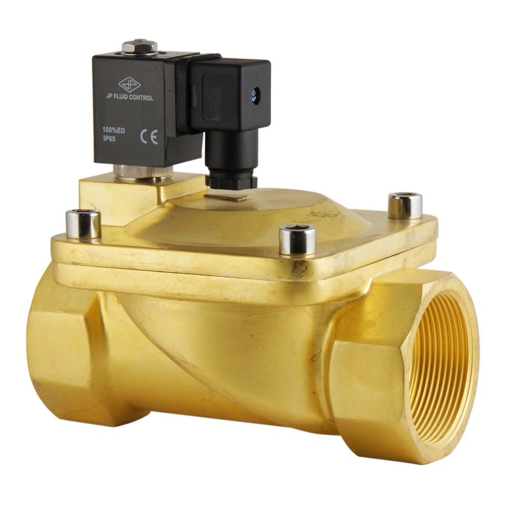 Solenoid Valve ST-IA 2'' brass FKM 0,5-16bar 12V DC