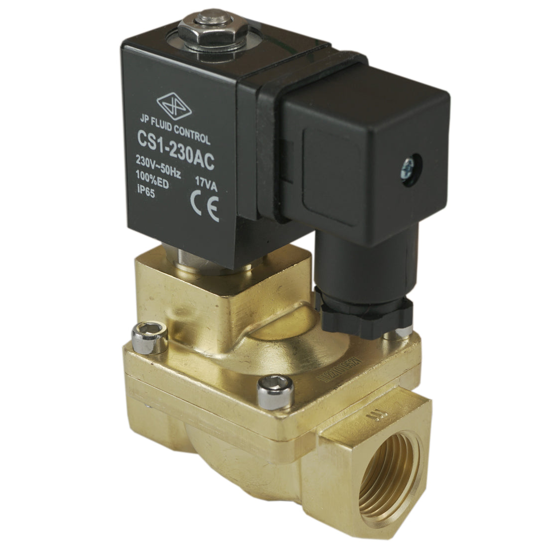 Solenoid Valve ST-IA 1/2'' brass FKM 0,5-16bar 230V AC