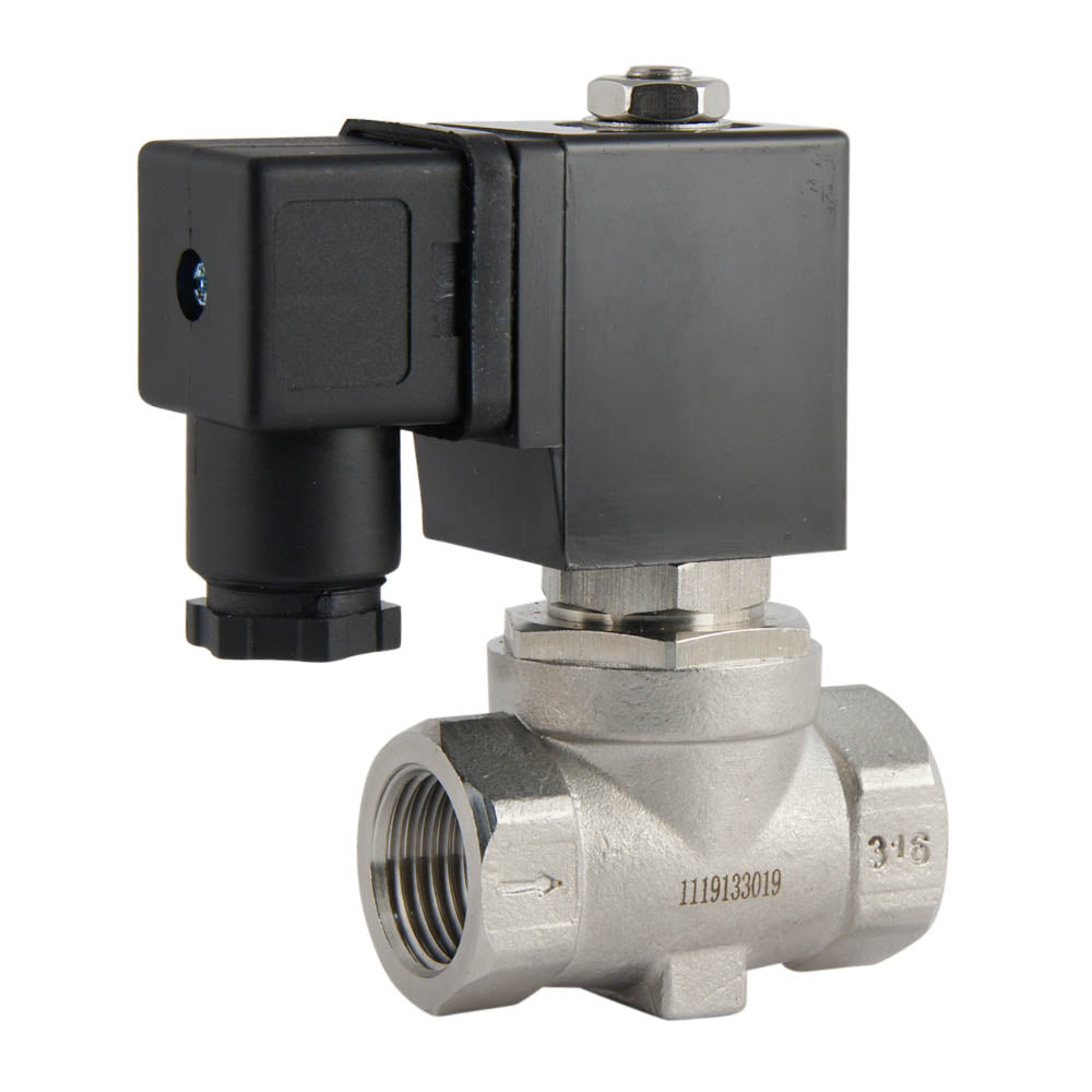 Solenoid Valve ST-SA 1/2'' NPT stainless steel EPDM 0-16bar 380V AC