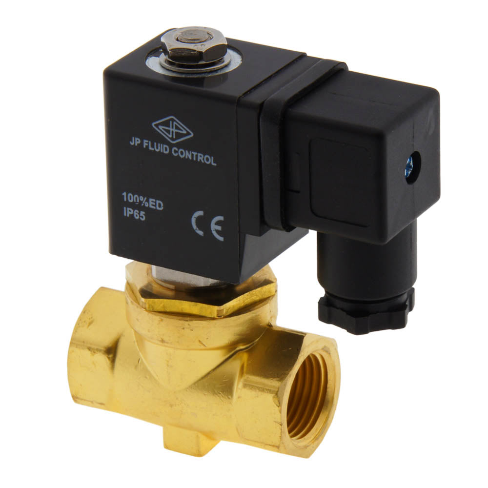Solenoid Valve ST-SA 1/2'' NPT brass EPDM 0-16bar 120V AC